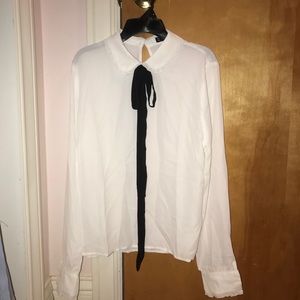 White and Black Dress Shirt